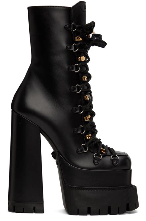 versace heels platform|versace platform heel boots.